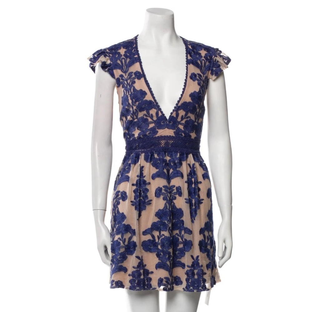 For Love and Lemons Blue Temecula Dress